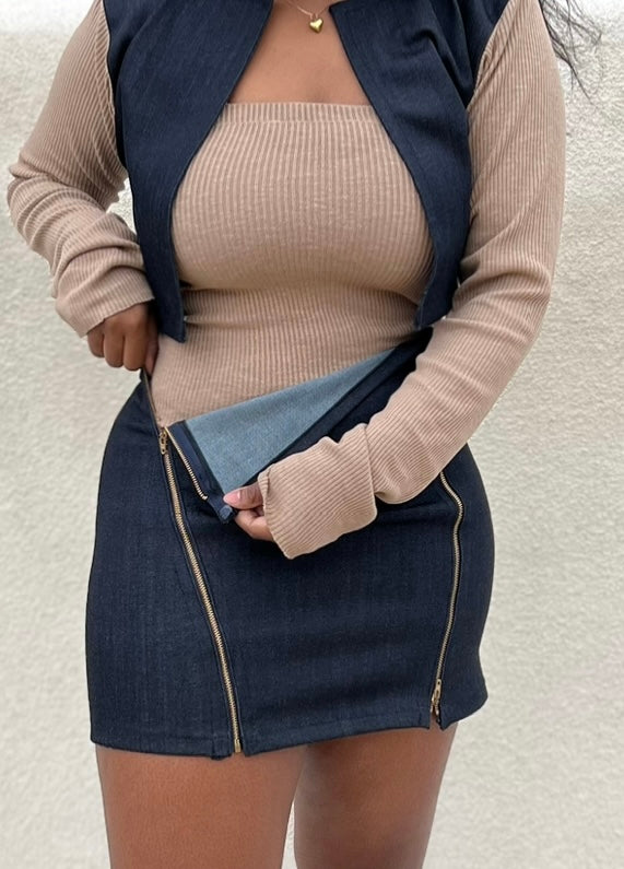 European Style Denim Mini Denim Skirts For Women With Wide Belt For Casual  Summer Fashion From Lizhirou, $17.72 | DHgate.Com